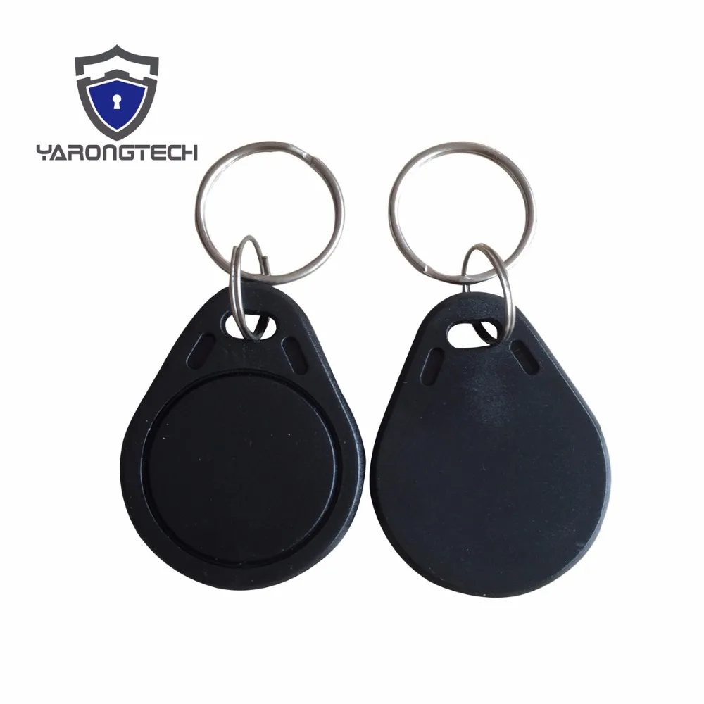 100PCS Black IC 13.56mhz RFID Identification Door Entry Access Key Keyfob Card