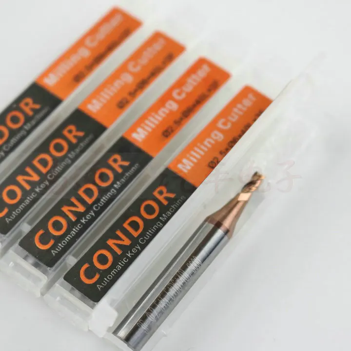 Condor IKEYCUTTER-cortador de fresado XC MINI Plus, sonda de corte, 1,0 MM, 1,5 MM, 2,0 MM, 2,5 MM, para cerrajero, Original, 2 unids/lote