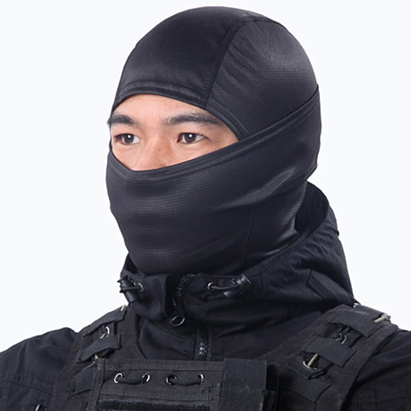 Military Tactics New Dolid Color Head Sets Windproof Outdoor Riding Protection Camouflage Warm Rattlesnake Ninja Turban