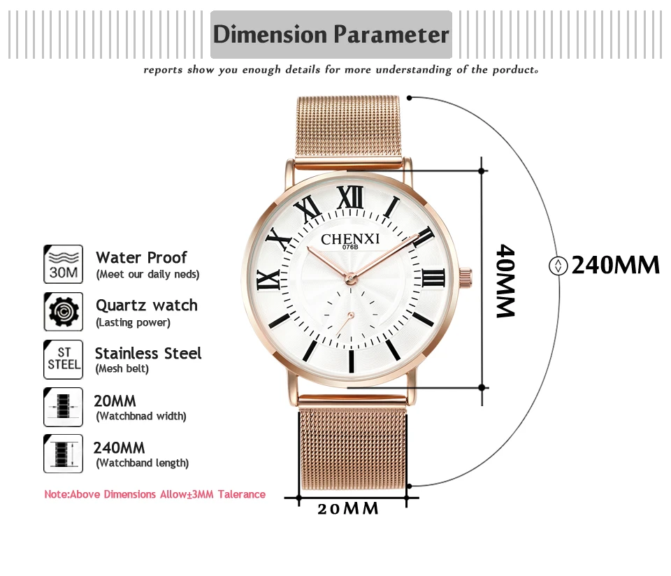 CHENghts-Montre à quartz ultra fine pour homme, montres-bracelets d'affaires analogiques, horloge en acier inoxydable, montres étanches pour homme, marque de luxe