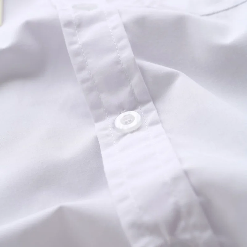 new style  lace cotton solid White baby kids boys Blouse white shirts  with long sleeves for children boys christmas gift