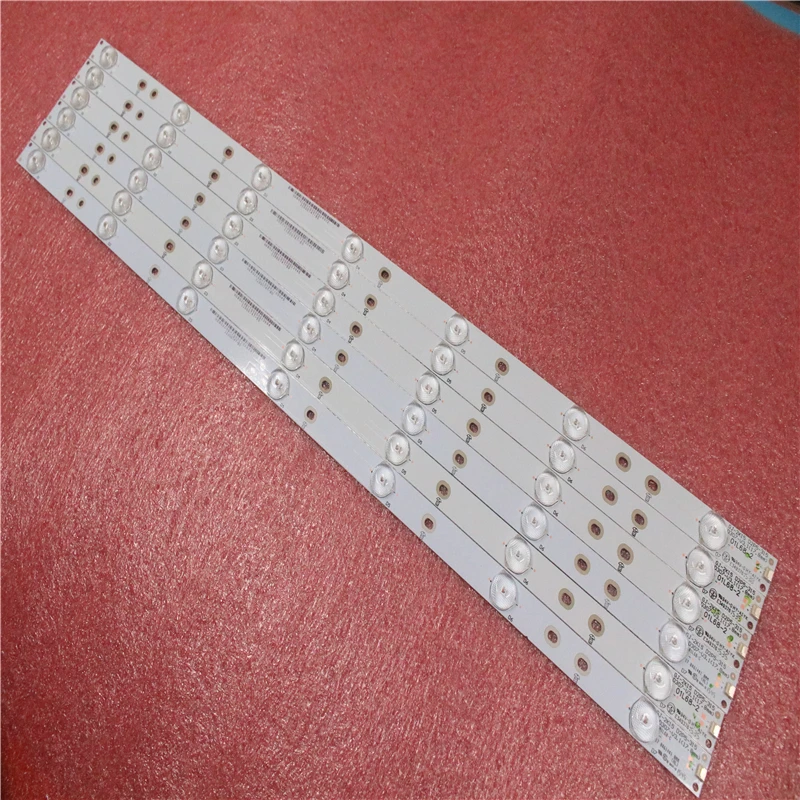 LED Bulb LuminairFor Philips 32PFS6402/12 32PFT4309/60 32PFT5300/60 LED Bar Backlight Strip Line Ruler GJ-2K15 D2P5 D307-V1 V1.1