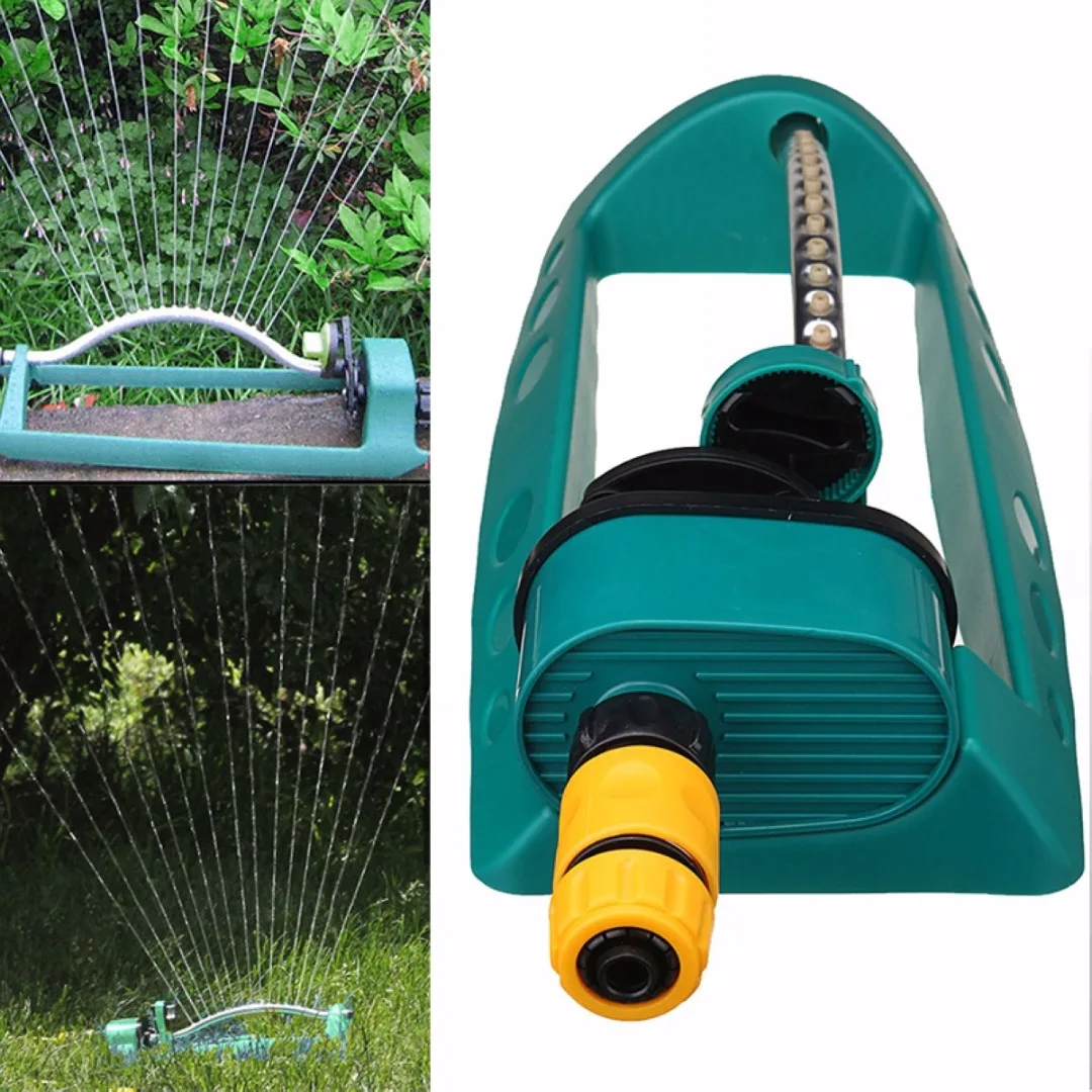 JX-LCLYL Adjustable Alloy Watering Sprinkler Sprayer Oscillating Oscillator Lawn Garden
