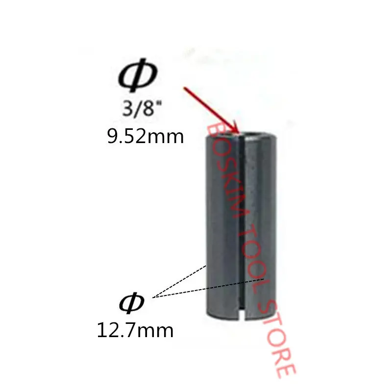 Haste adaptador cnc ferramenta de roteador pinça cone porca 1/2 \