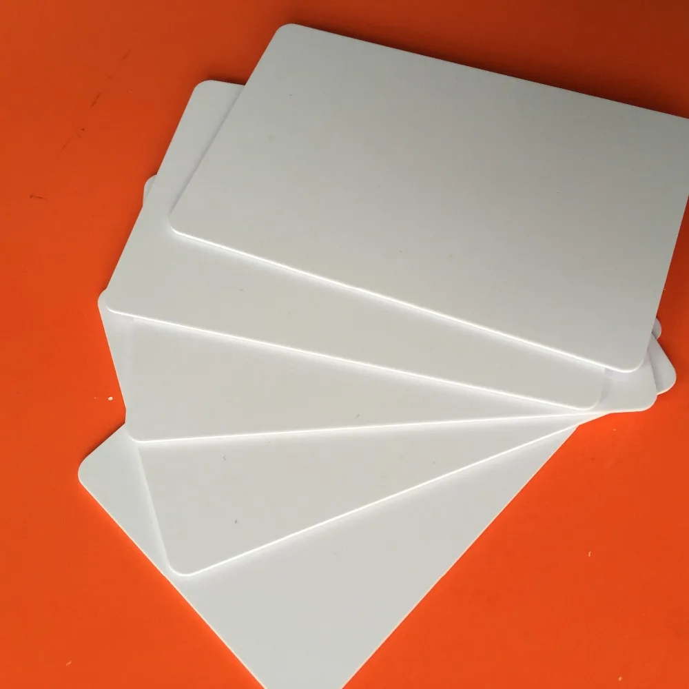 10000PCS/Lot 125KHZ Printable PVC TK4100/EM4100 ID Blank Card blank pvc card rfid card for ribbon printer like Zebra ZXP3