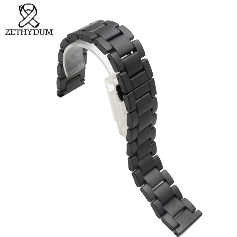 matte Ceramic watchband black watch strap 16mm 18mm 20mm wristband replacement watch accessories not fade watch band