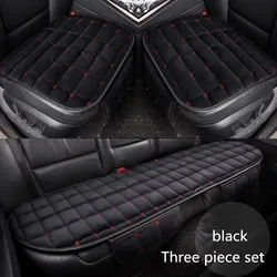 Car Seat Cover Winter Warm Velvet Seat Cushion Universal Front Rear Back Chair Seat Pad For Audi A3 A4 A5 A6 A7 Series Q3 Q5 Q7