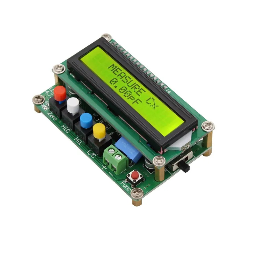 JUNTEK LC-100A Digital LCD Capacitance Inductance Meter LC Meter 1pF-100mF 1uH-100H