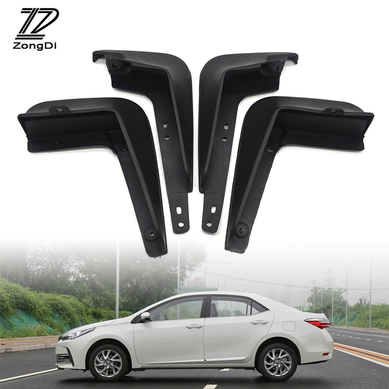 OVERE Car Front Rear Mudguards For Toyota Corolla Altis 2007-2013 E140 2014-2017 Sedan Car-styling Splash Guard Accessories