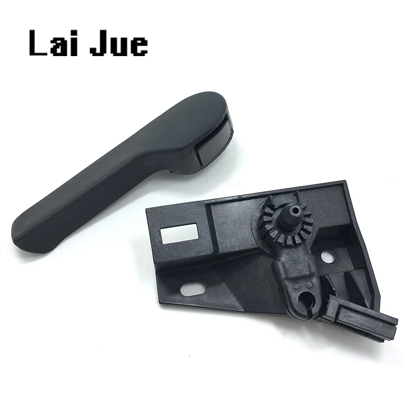 

1Set Black Hood Release Handle + Bracket Bearing For Beetle Jetta Polo Golf Bora Seat Leon Toledo 1J1 823 533 C 1KD 823 633 A