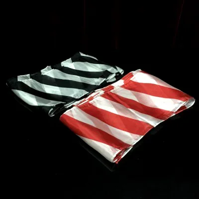 Top Quality Black&White Long Silk (500x15cm) - Magic Trick,Stage Magic Props,Mentalism,Comedy,Accessories,Magia Toys