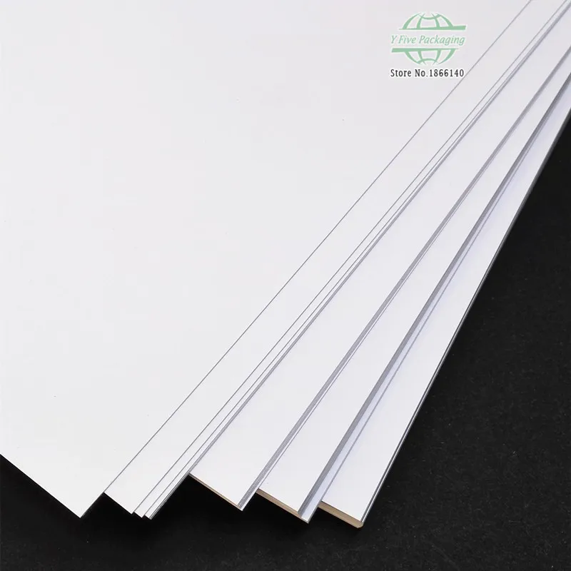 

21*29.7cm A4 White Kraft Paper Plain White Matte Thick Paper Blank Paper 120gsm-370gsm 200pcs\lot Free shipping