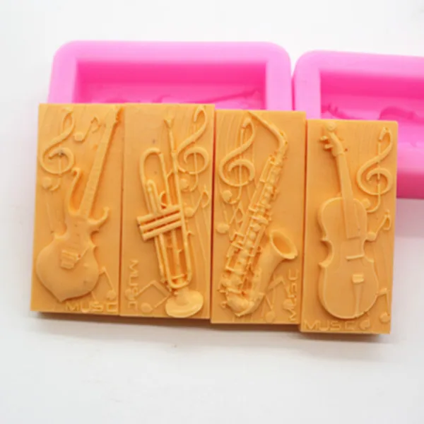 Soap mold/handmade soap mold/silicone mold/soap die/silica gel soap die instruments covered 4 times