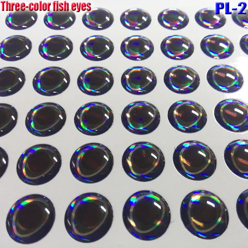 2019NEW the beautiful fish eyes Three-color 3d fishing lure eyes 4kinds choose quantity:500pcs/lot