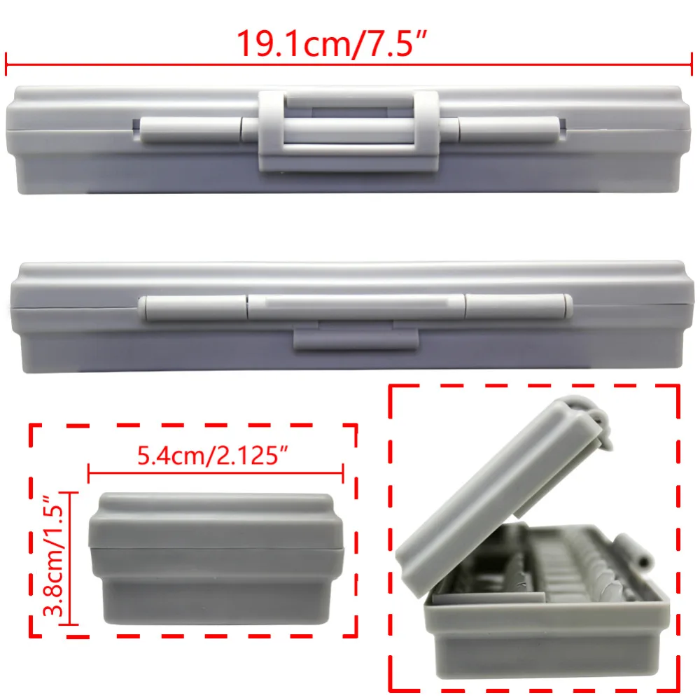 AideTek BOX-ALL-40 Compartments Enclosure surface mount components assorted resistor capacitor plastics Storage transparent box