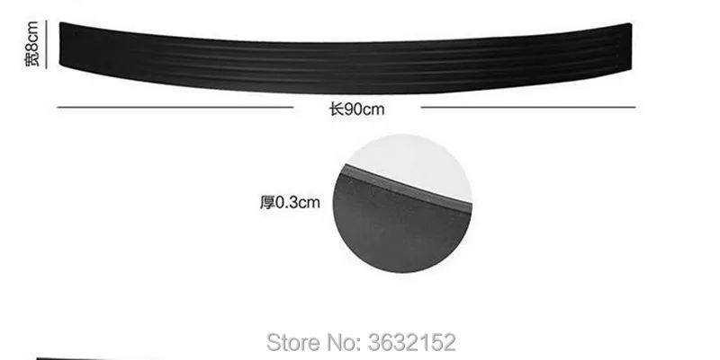 Car Rear Bumper Protective Decorative Strip Car Styling Accessories For ALFA ROMEO 147 159 156 mito giulietta 166