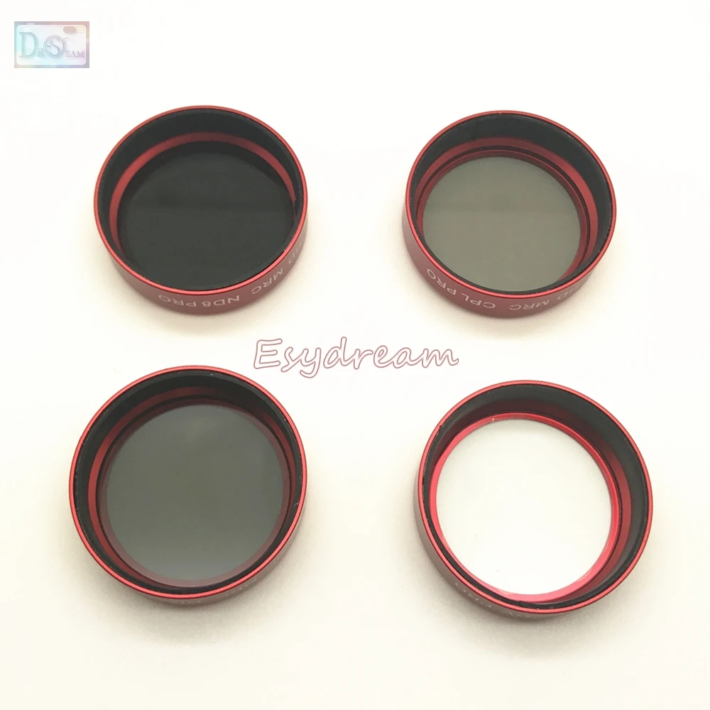 Neutral Density ND4 + ND8 + CPL + MCUV Ultraviolet Polarizer Lens Filter Kit for Xiaomi Mi Mijia 4K Mini Sport Action Camera