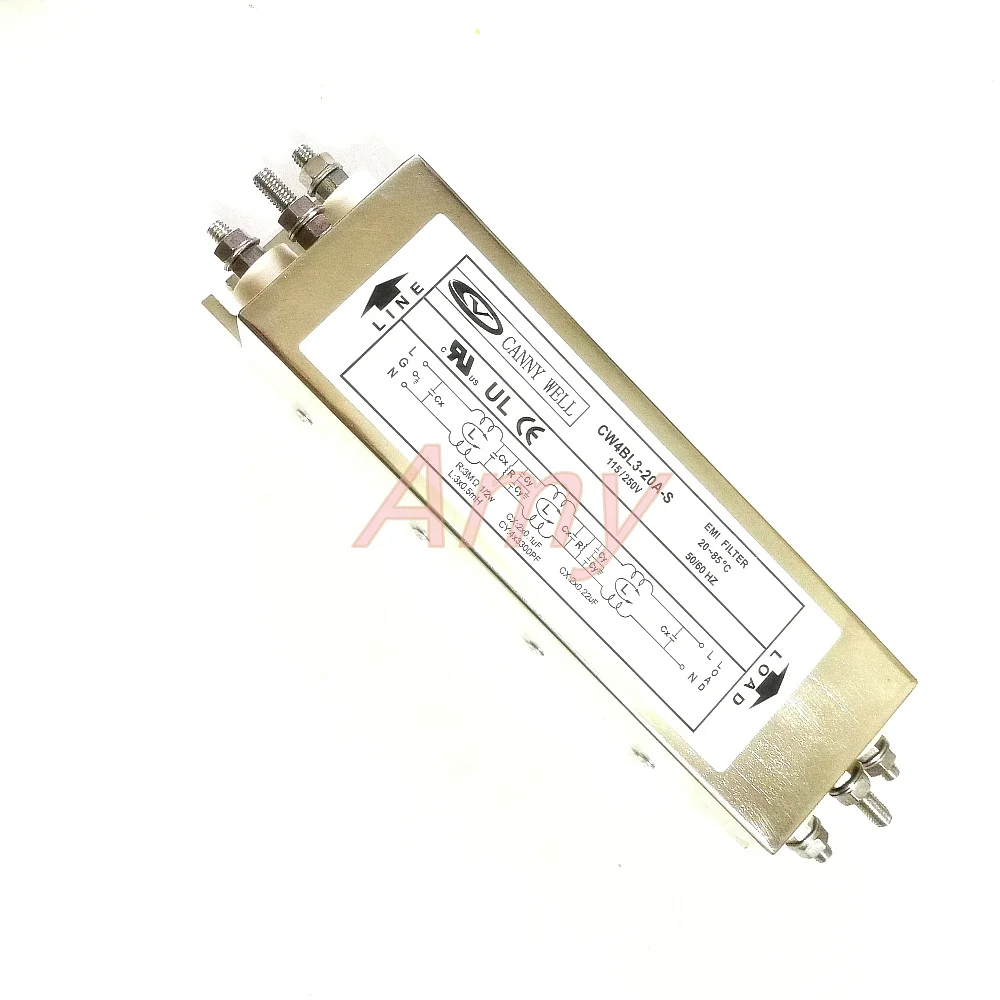 Power EMI three level filter CW4BL3 10A 20A S AC 250V