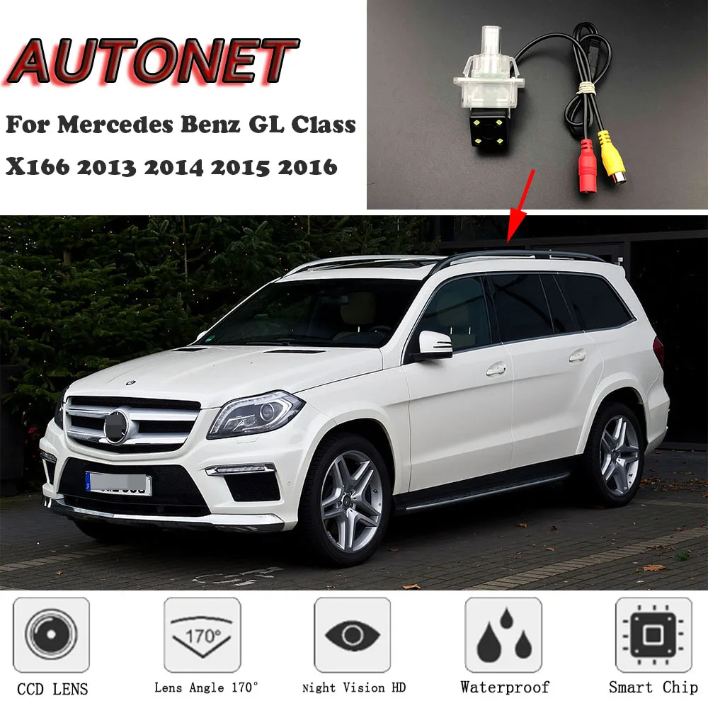 

AUTONET Backup Rear View camera For Mercedes Benz GL Class X166 2013 2014 2015 2016 Night Vision/license plate camera