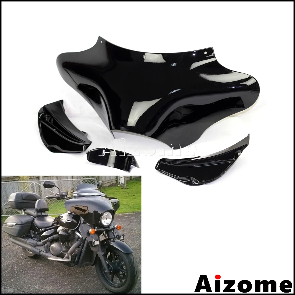 Front Batwing Motorcycle Outer Cover Fairing For Harley Road King Electra Glide Dyna Low Rider Wide Glide Fat Street Bob 2004-13