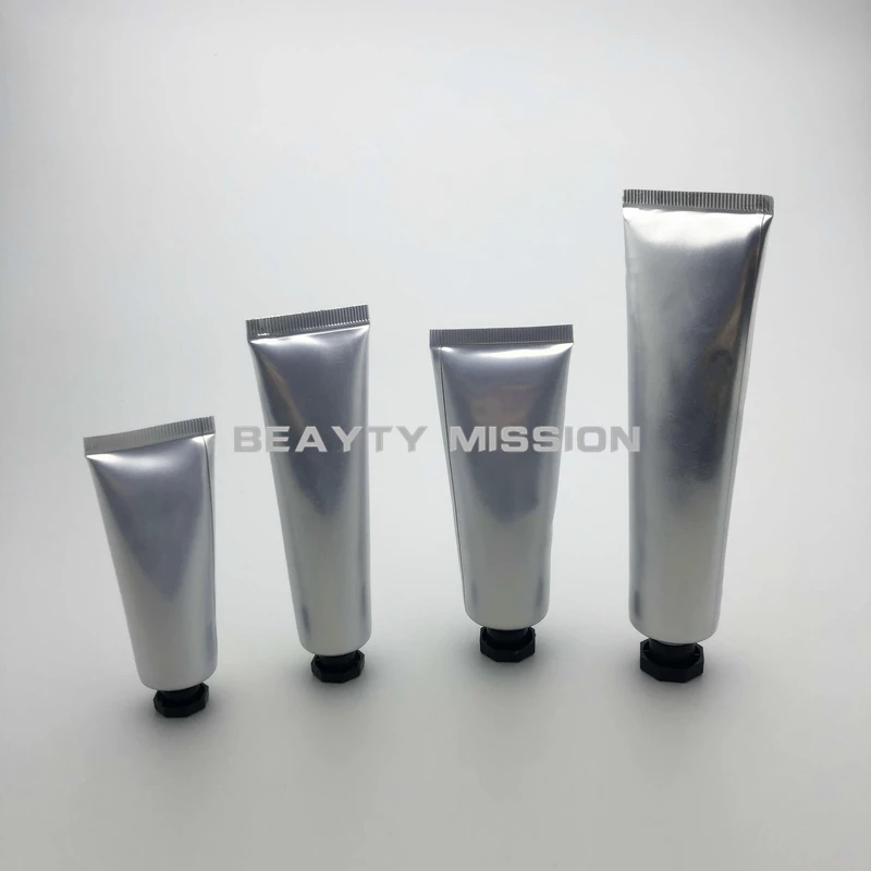 

BEAUTY MISSION 50pcs/lot 30g 40g 50g 80g Empty Hand Cream Hose Aluminum Plastic Tube, Superior Grade BB Cream Soft Container