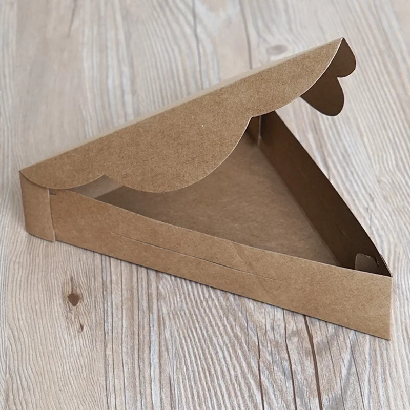 

500Pcs/Lot Triangle Pizza Box Packaging Boxes Pizza Box