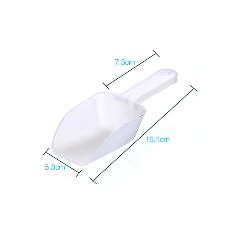 

Plastic Food Sweets Favor Candy Ice Scoops Scraper Flour Shovel Wedding Party Buffet Bar Tools Accessories ZA6877