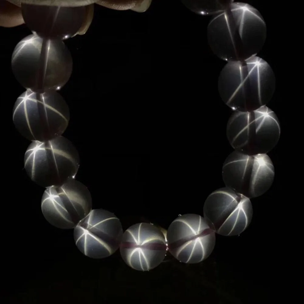 

Mozambique Natural Pink Rose Quartz Star Light Bracelet Clear Round Beads Rose Quartz Crystal 10mm 9mm 8mm 7mm Woman Men AAAAA