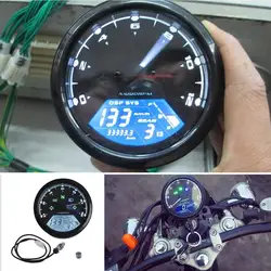 Motorcycle Meter LED Digital Tachometer Odometer Speedometer Oil Meter  For 1/2/4 Cylinder Multifunction Motorcycle Accessories