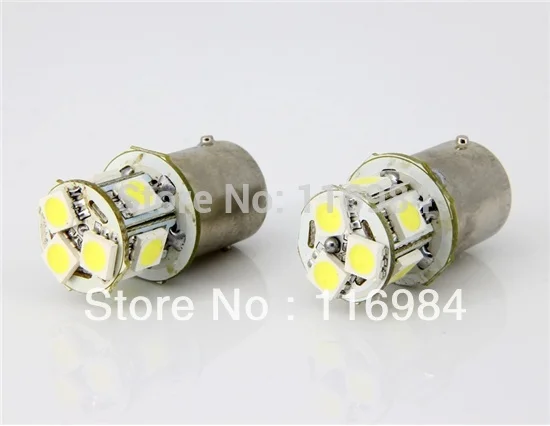 1PCS White 1156 1141 Ba15s P21W  5050 8 SMD LED Brake Turn Signal Light Bulb 12V