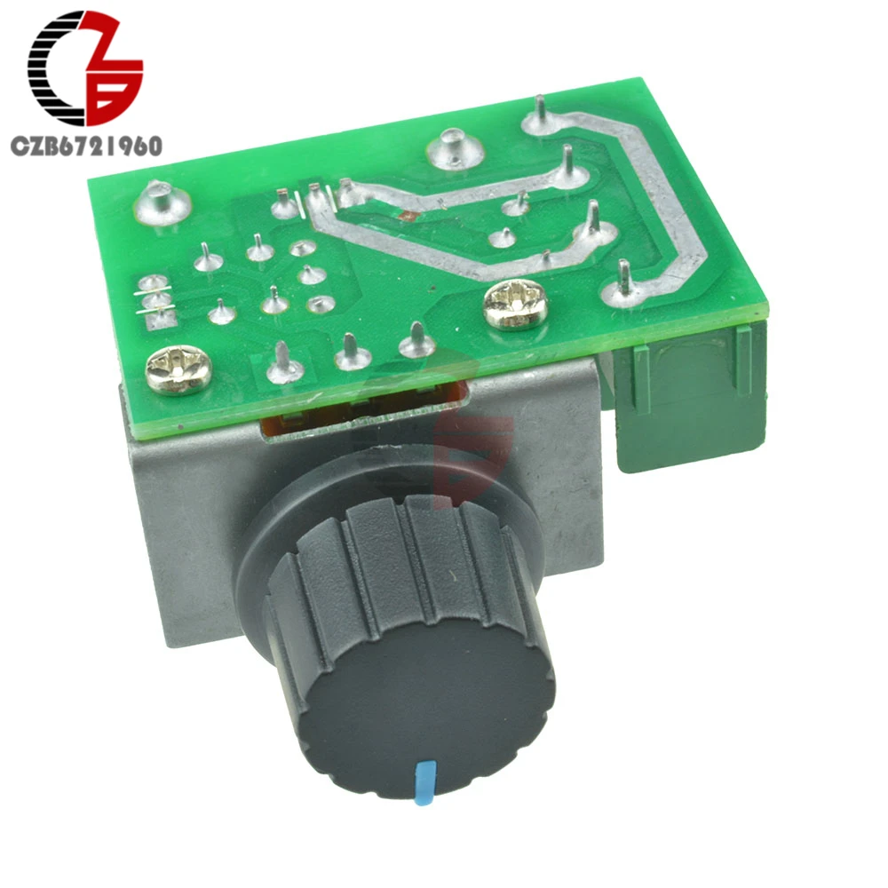 2000W Voltage Regulator SCR Speed Controller Adjustable Motor Speed Regulator Governor AC 220V Temperature Dimmer Switch Control