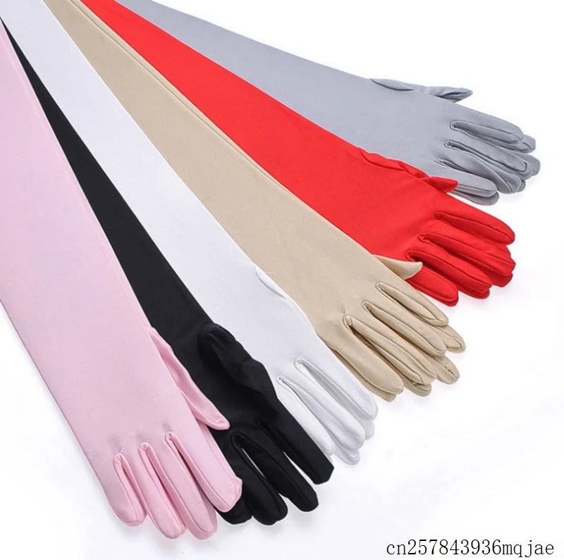 

200pairs Wedding Bridal Gloves Satin Wedding Gloves For Cosplay Accessories Prom Party