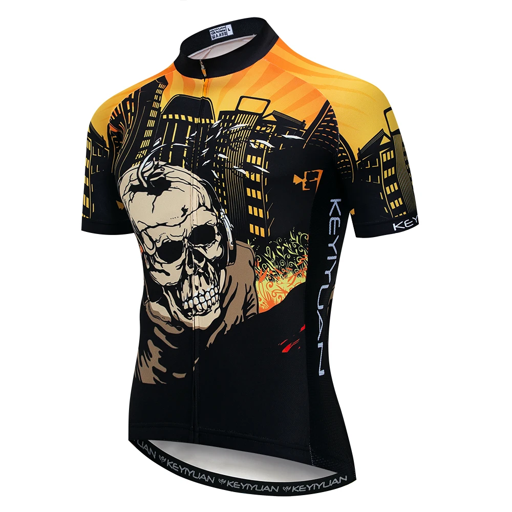 

keyiyuan Pro Team Race Cycling Jersey Men Top Summer Mountain Bicycle Cycling Clothing Quick Dry MTB Bike Jersey Ropa Ciclismo