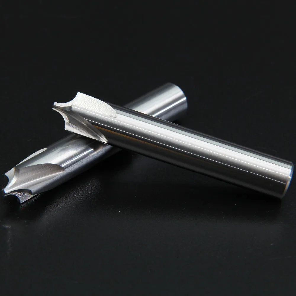 LIJUN-Herramienta de acero de tungsteno con revestimiento de aleación convexo HRC55, fresadora de 4 cuchillas de aluminio, venta al por mayor