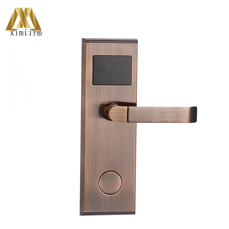 Good Quality Electronic Home Door Lock System Swipe Card Stainless Steel Smart Hotel Door Lock With RFID Card HM-201