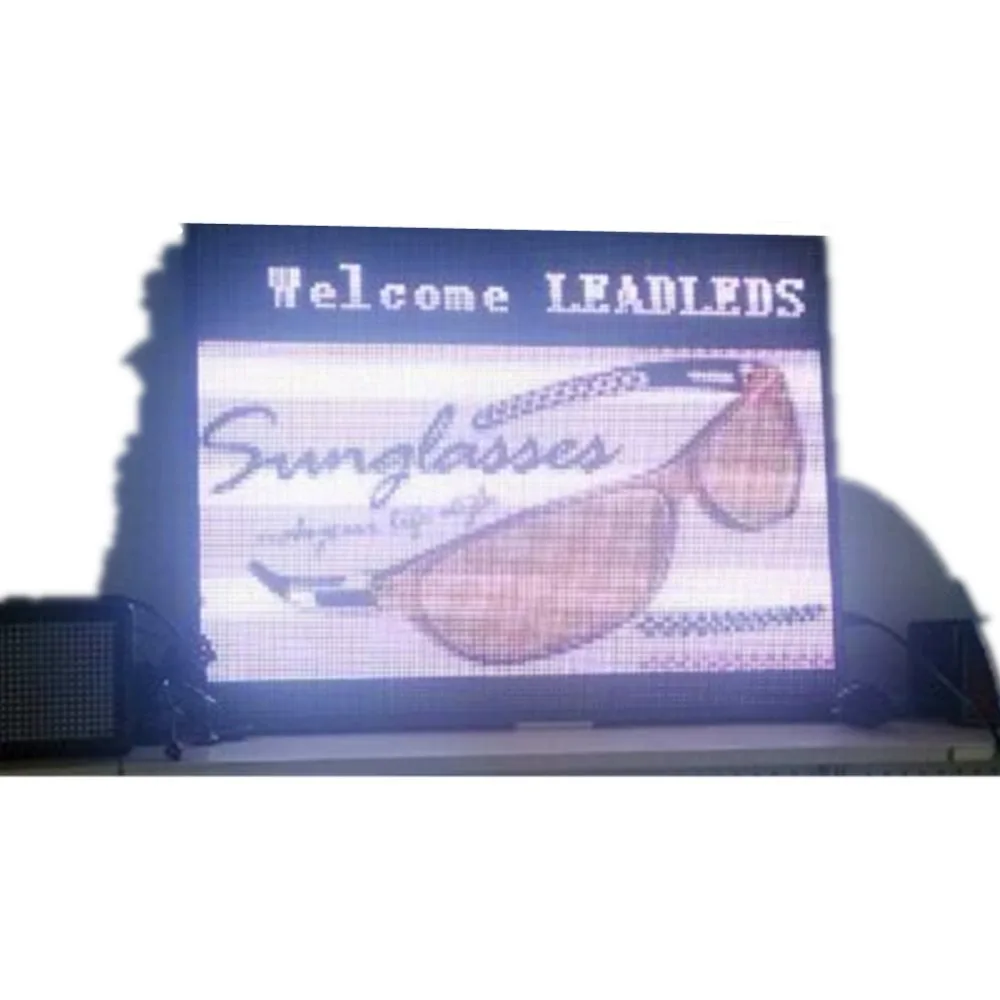 P6 SMD Full Color show window Shop signs LAN Programmable Led Window Sign Moving Message Board