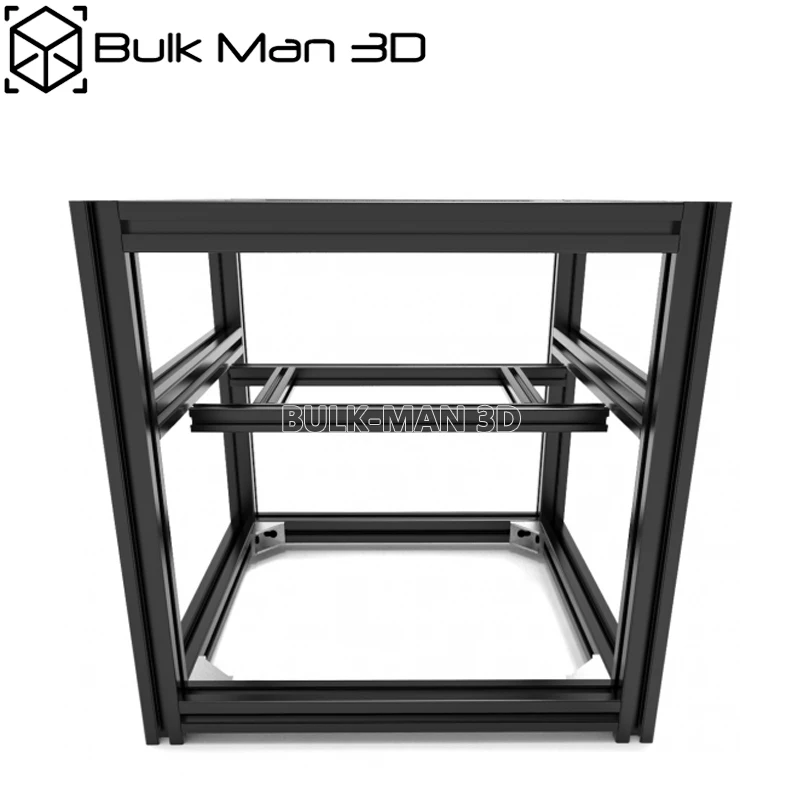 Complete Hypercube Evolution Frame Kit HEVO Black Anodized Extrusion Kit with mounting accessories