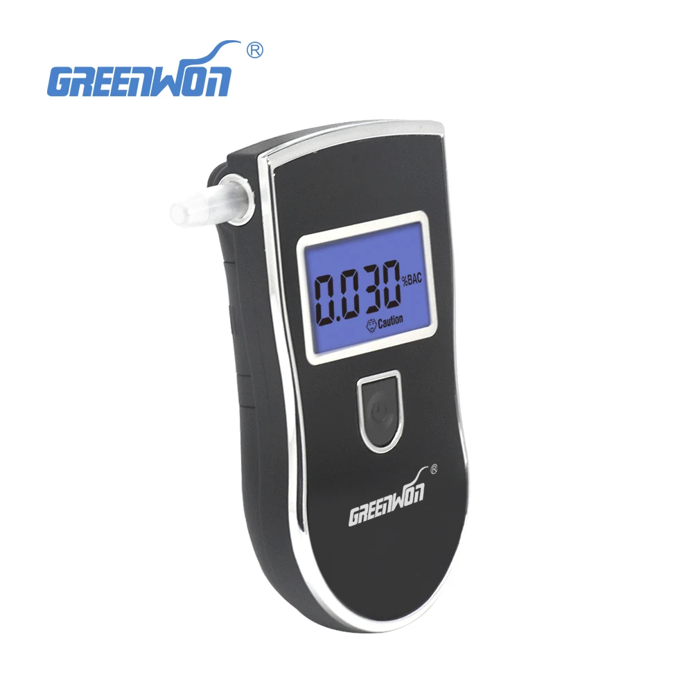 

GREENWON 2019 Digital LCD Display Breath Alcohol Tester at-818s Breathalyzer Alcohol Detector Testing Quick Response Alcohol