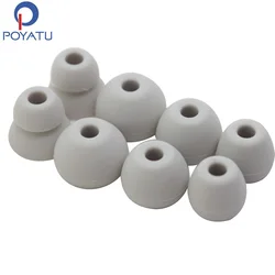 POYATU Grey Replacement Ear Tips For UrBeats EarTips For UrBeats 2.0 Ear Tips Silicone For Tour2 Tour 2.5 In-Ear Headphone Tips