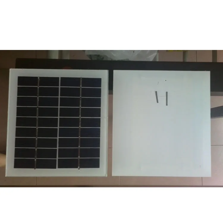 5piece Solar Panel Solar Charger kit Cells Bars& DIY 2 W 9V 180mA135mm*125mm Glass Laminated Polycrystalline Silicon Solar Cell