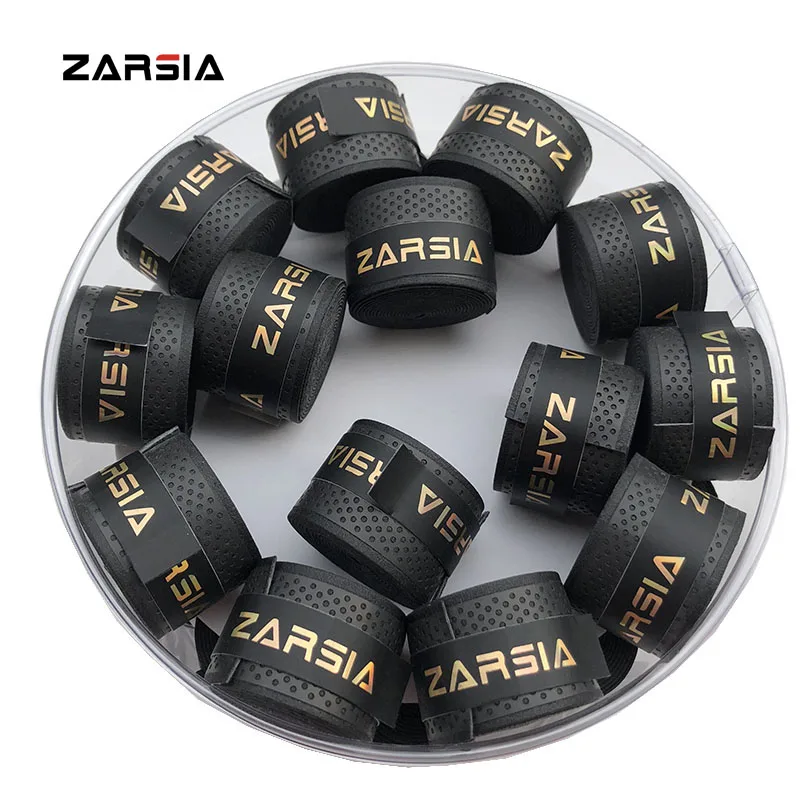 60pcs ZARSIA Tennis Racket Grip Anti-skid Sweat embossed Badminton Grips Racquet dry feel dot Overgrips