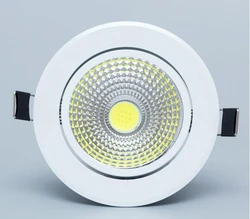 10 szt. Ściemniania sufitu LED typu Downlight 3W 5W 7W 12W 85-265V żarówki lampa COB lampa wpuszczana punktowe do domu