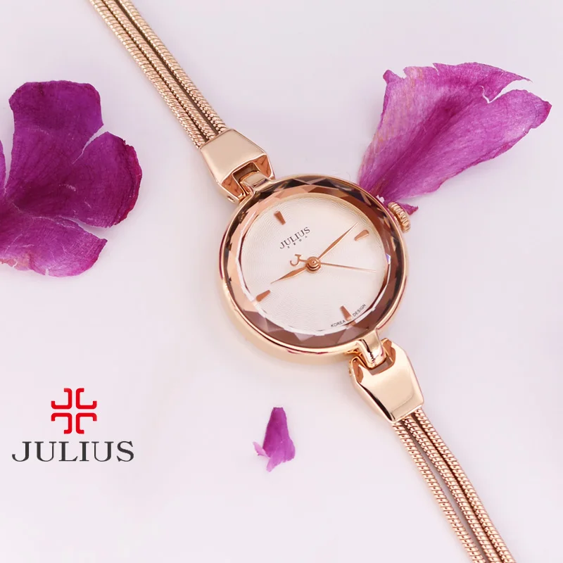 Top Julius Lady Women\'s Watch Small Fashion Hours Dress Bracelet Tassels Student Girl Luxury Birthday Valentine Gift Box