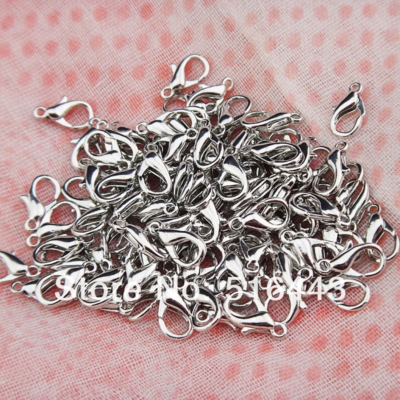 

New 200pcs Dark Silver Plated Jewelry Finding Components Lobster Claw Clasps Wholesale Jewelry Lots Free Shipping A-916