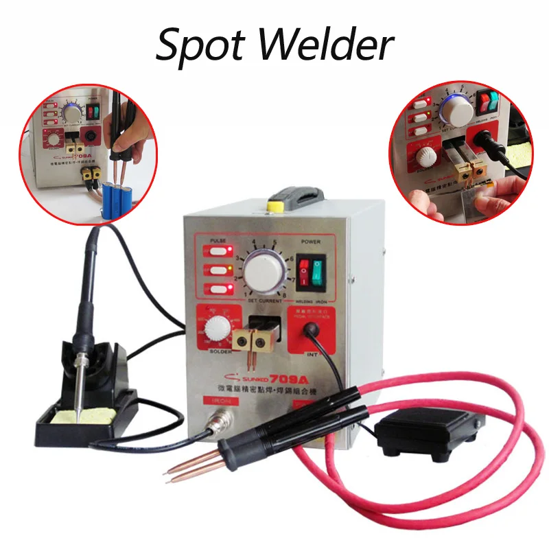 S709A High Power Spot Welder Kit Soldering Station With Universal Welding Pen Spot Welding Machine Barrery Spot Welding Machine