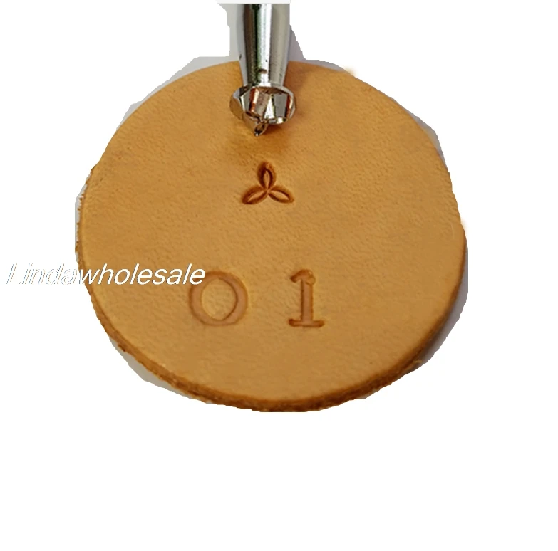 Leather Carving Craft Printing Tools O1/O21/O22/ O35/ O39/O40/O41//O43,leather stamp,leather tools
