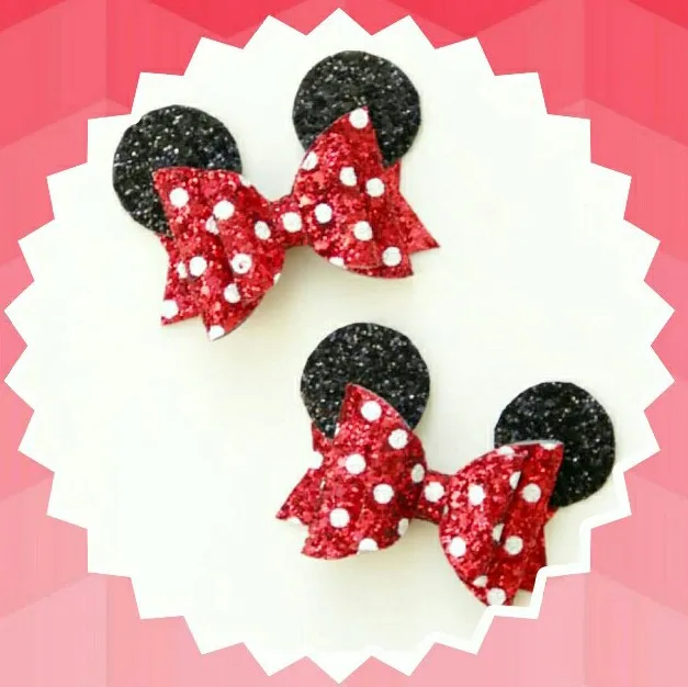 Cat Ears Princess Hairgrips Glitter Hair Bows with Clip Dance Party Bow Hair Clip Girls Hairpin Hair Accessories