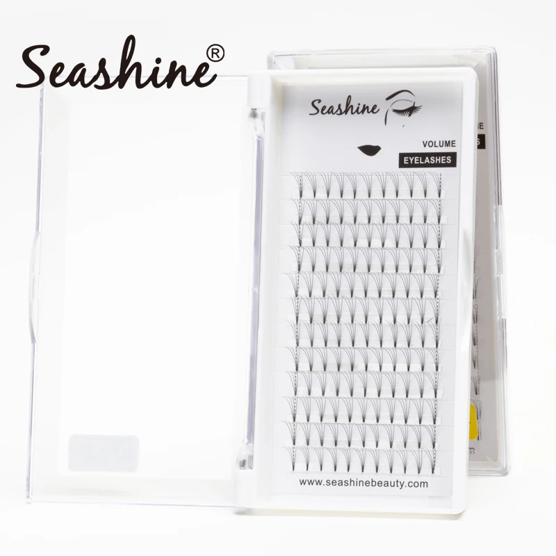 Seashine Short Stem lashes 2D-6D Pre Fanned Lash Extension Supplies Volume Lashes 4D Pre Made Volume Fans Eyelash Extension