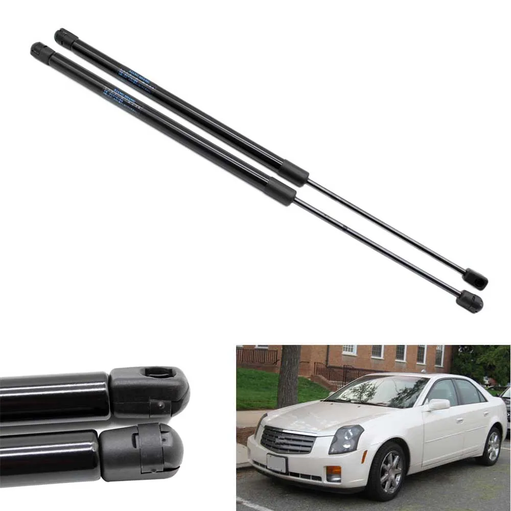 

2pcs Auto Hood Bonnet Lift Supports Shock Car Gas Struts for Cadillac CTS 2003 2004 2005 2006 2007 Sedan 732 MM