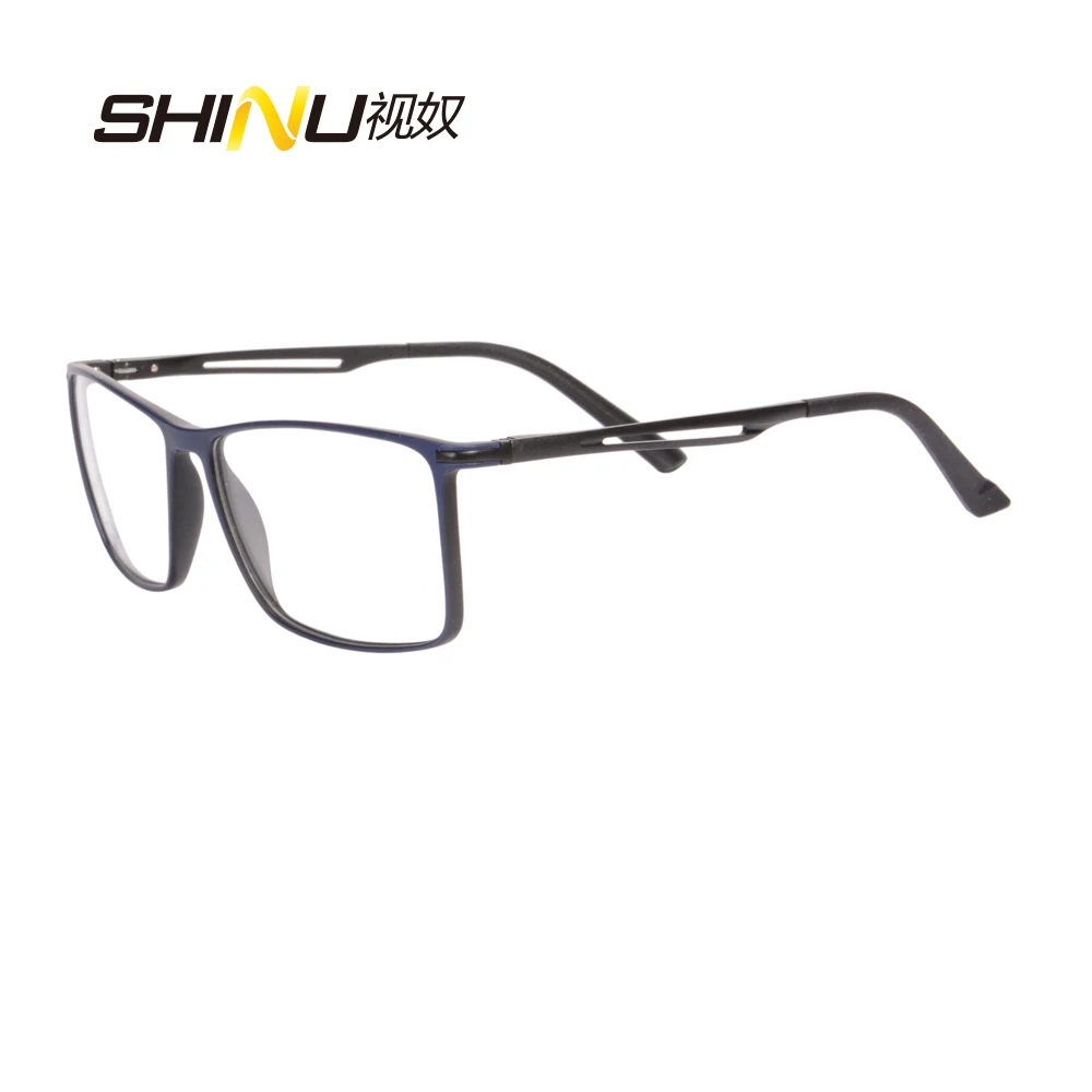 

SHINU Anti Blue Light Multifocal Reading Glasses Resin Lens Diopter Eyeglasses See Near And Far Eyewear Gafas De Lectura CUSTOM